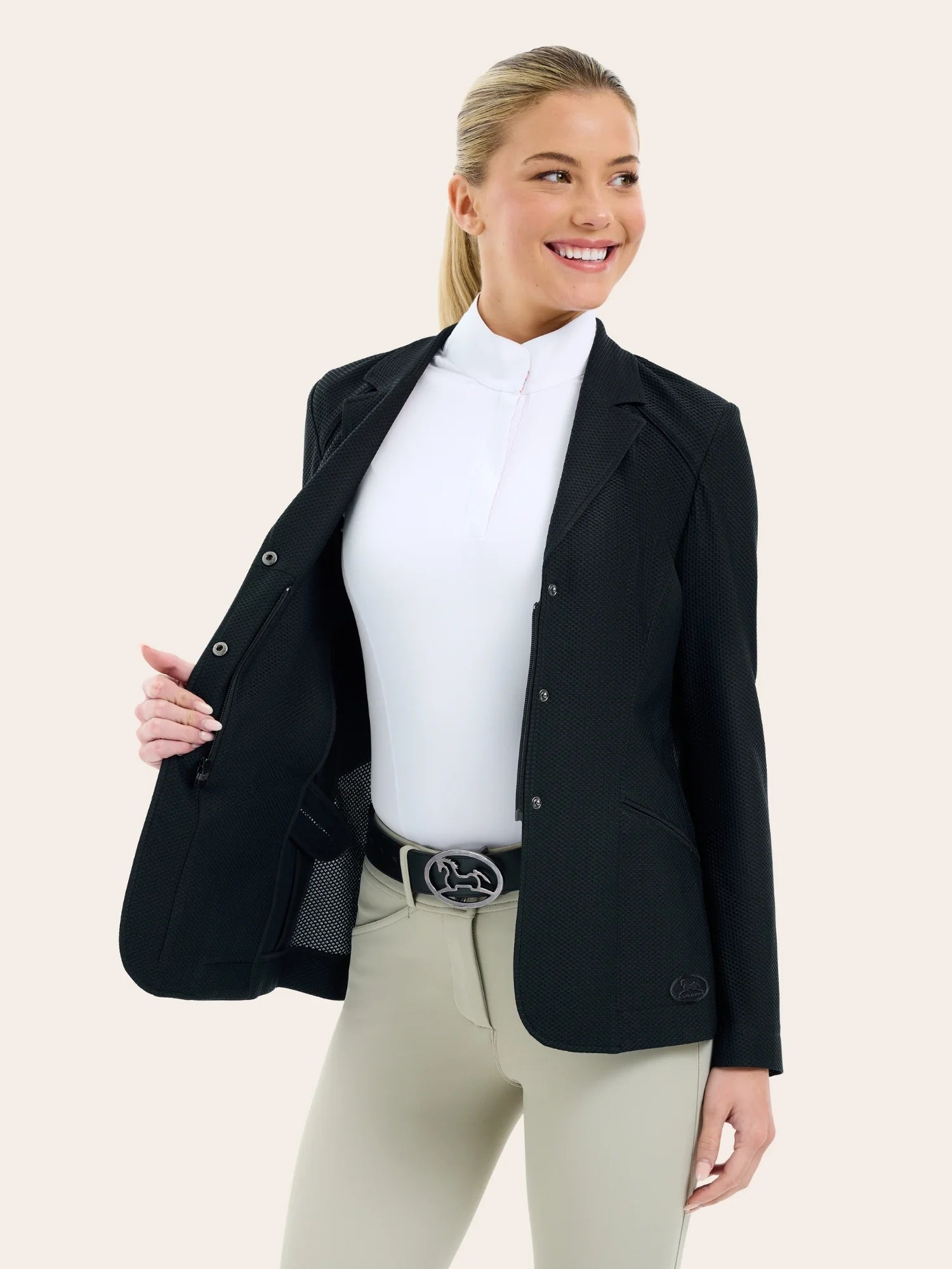 Addison Air Mesh Show Coat