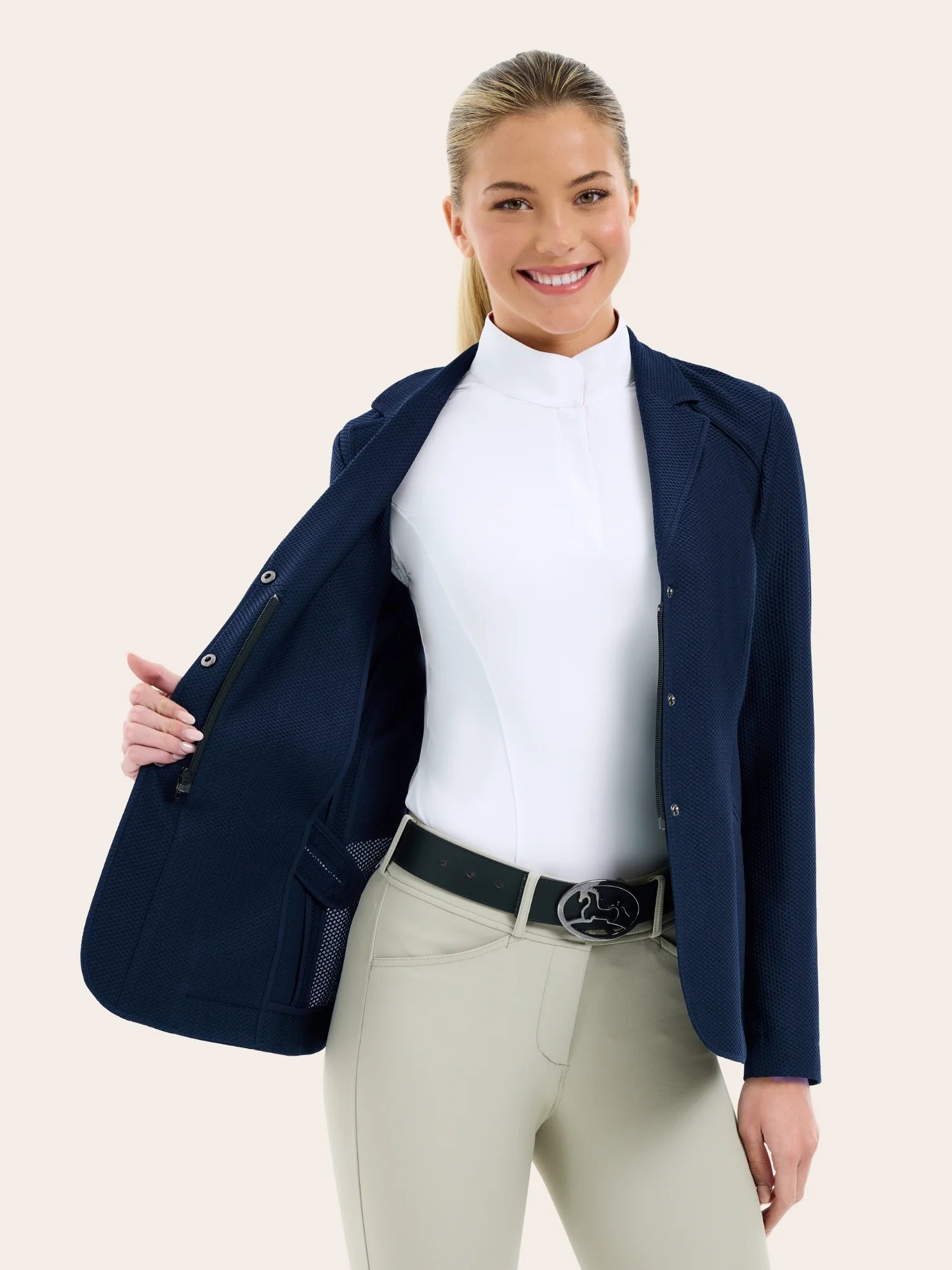 Addison Air Mesh Show Coat