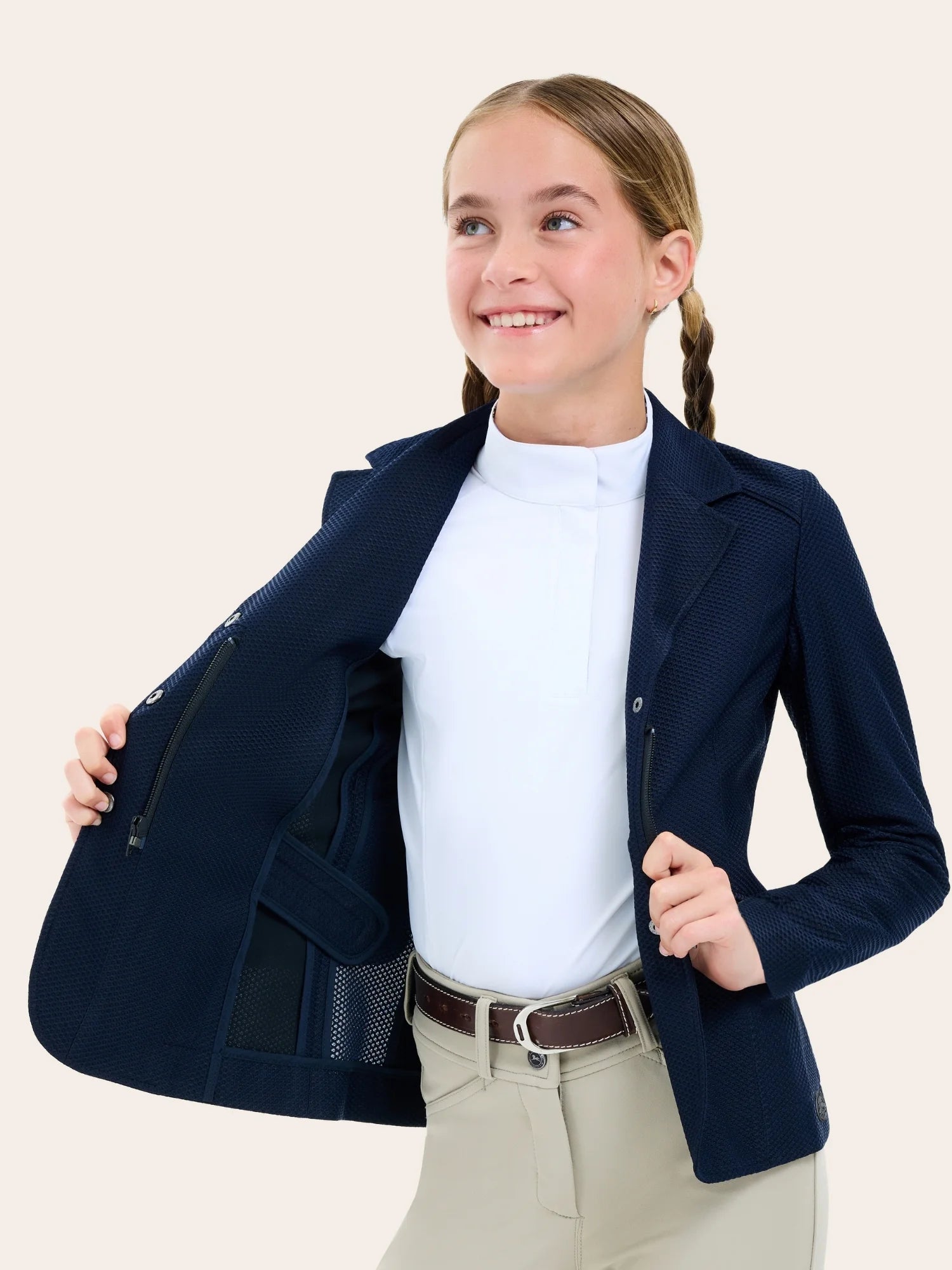 Addison Air Jr. Mesh Show Coat