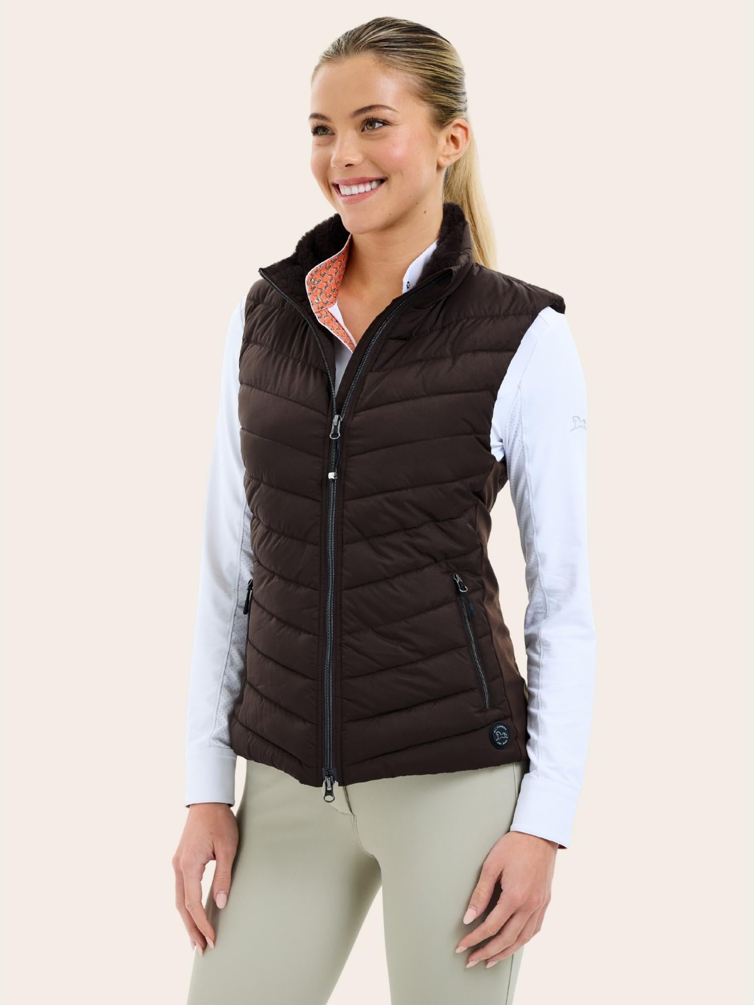 R.J. Gilet coupe vent femme Classics Chloe - Vert olive femme M R.J. Gilet coupe vent femme Classics Chloe - Vert olive femme M