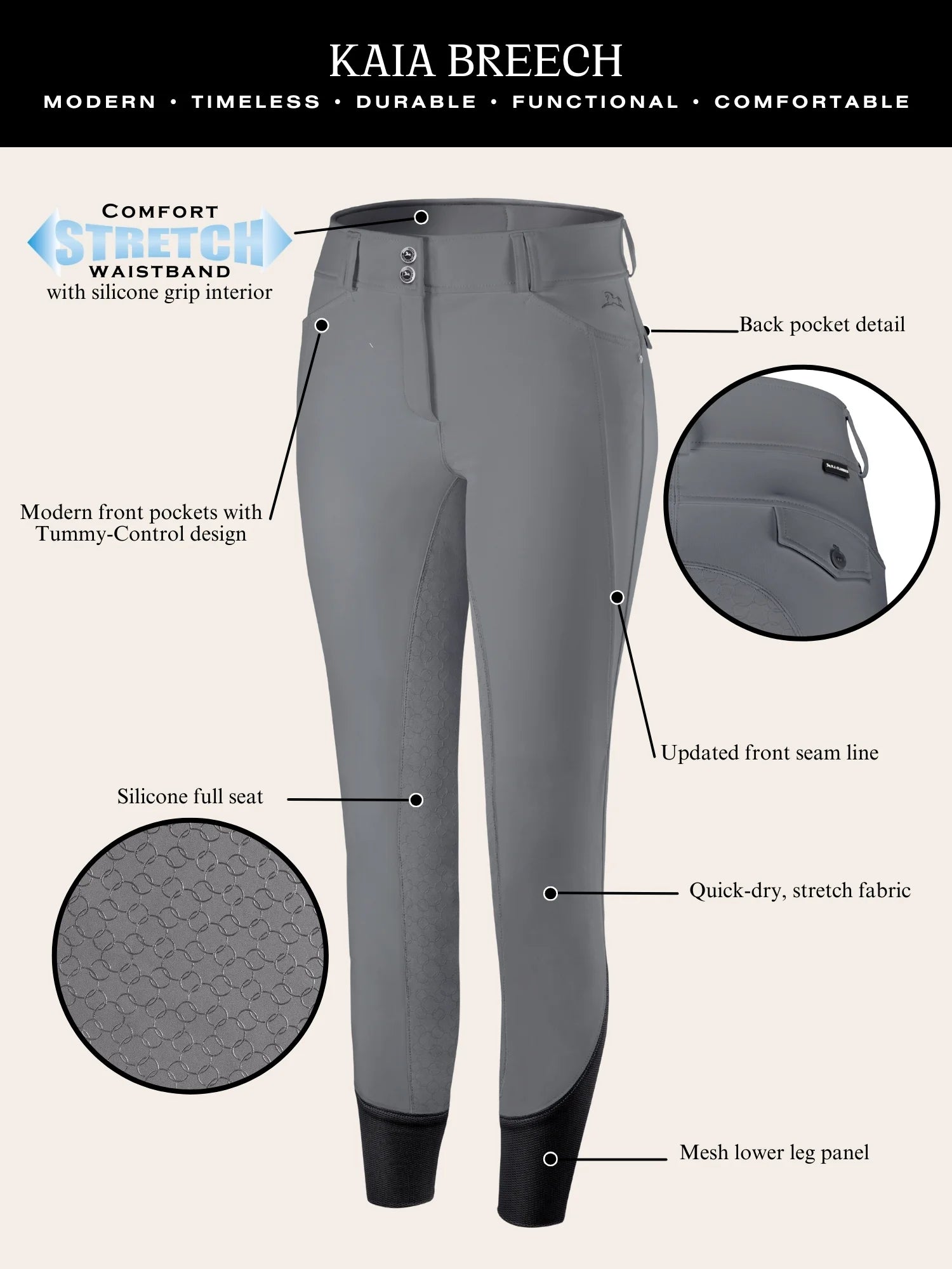 Kaia Full Seat Breech