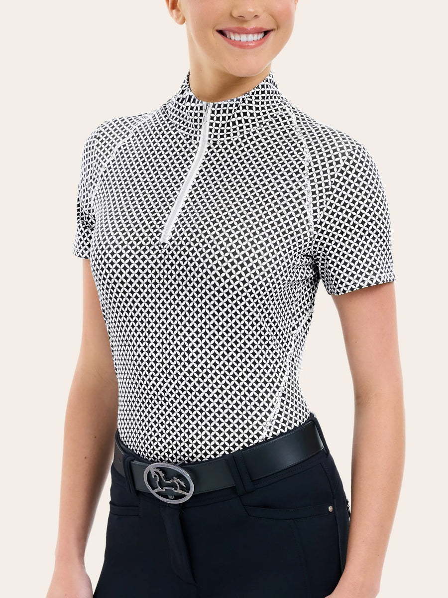 CL TRICOLOR LINE LS HALF ZIP SHIRT【L】 Lucy 1/4 Zip Shirt – R.J. Classics