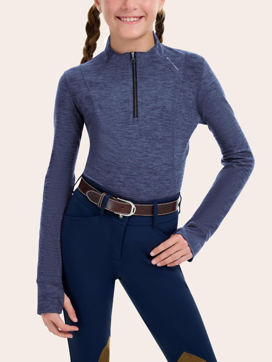 Girls' Logan Jr. 1/4 Zip Shirt – R.J. Classics