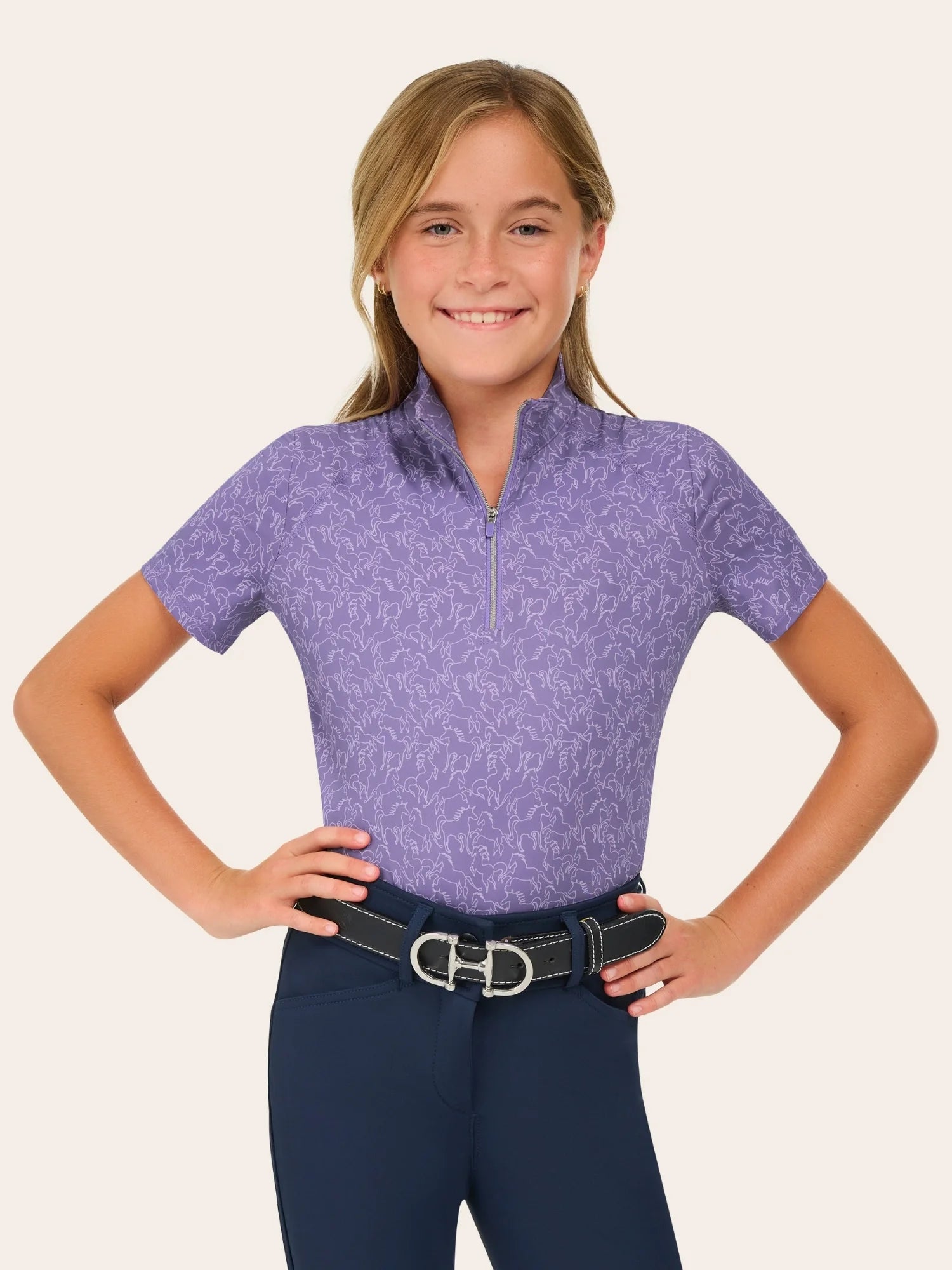 Lucy Jr. 1/4 Zip Shirt