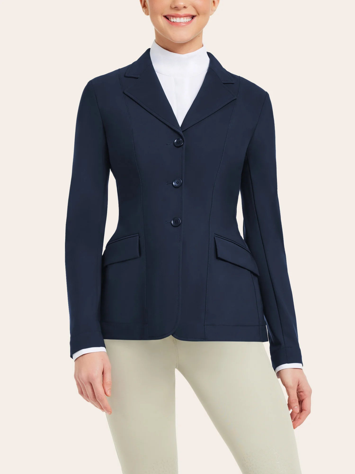 Ulla Popken Manteau classique - marine/noir Ulla Popken Manteau classique - marine/noir