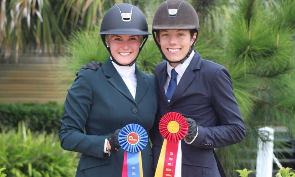 RJC rider getting ribbon at IHSA