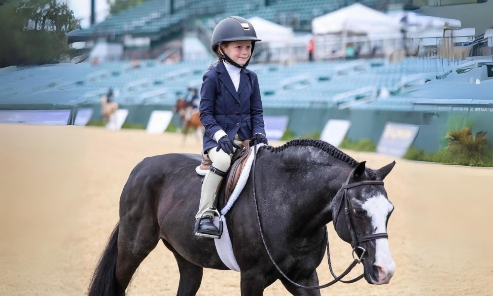 Young rider at Pony Finals