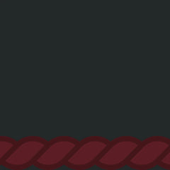 Black/burgundy piping
