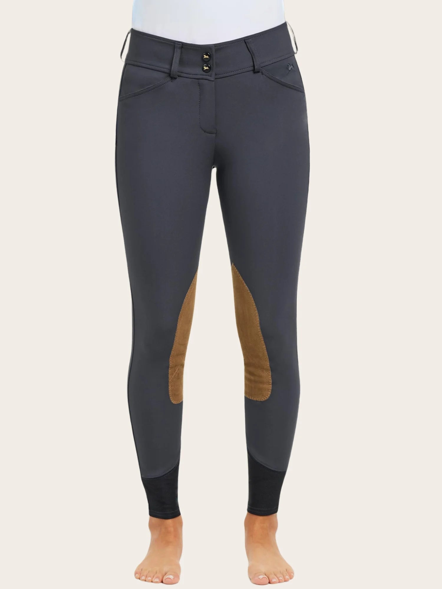 HR Farm - Ladies Full Seat Original Mid-Rise Breeches Beige 30