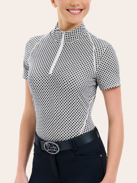 CL TRICOLOR LINE LS HALF ZIP SHIRT【L】 Lucy 1/4 Zip Shirt – R.J. Classics